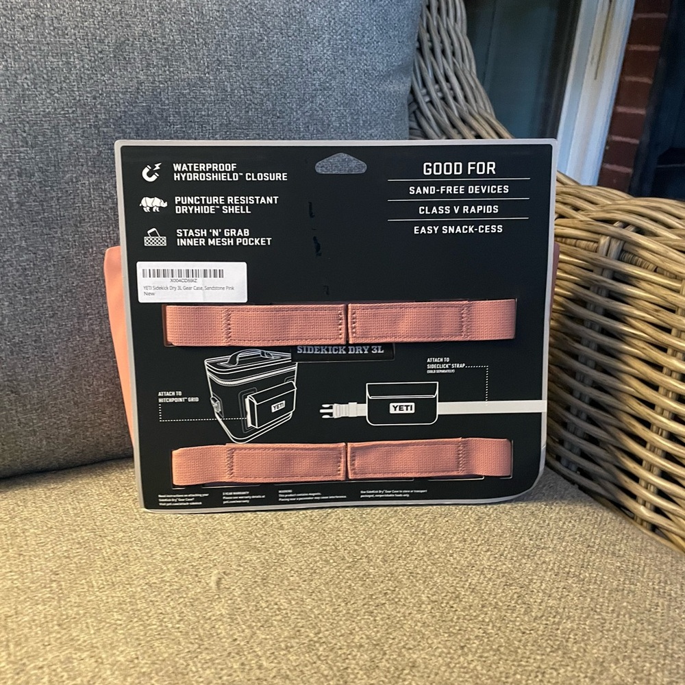 YETI Sidekick Dry 3L Sand Stone Pink Waterproof Case - Picture 2 of 2